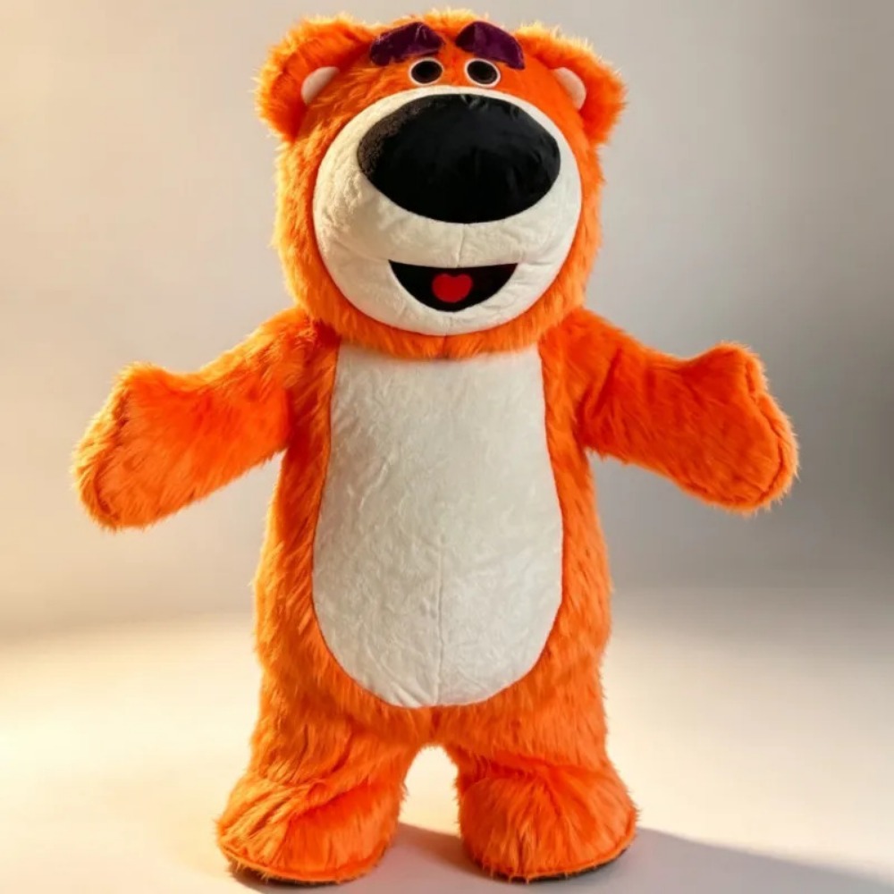 Event Party - Fato de mascote de urso laranja