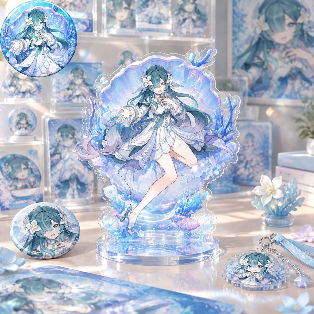 Supply Event - Broche de personagem de anime Genshin