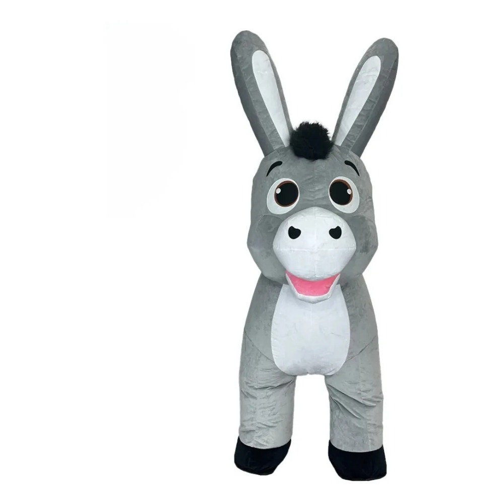 Event & Party Supply Photos - Fantasia de Mascote de Burro Cinza