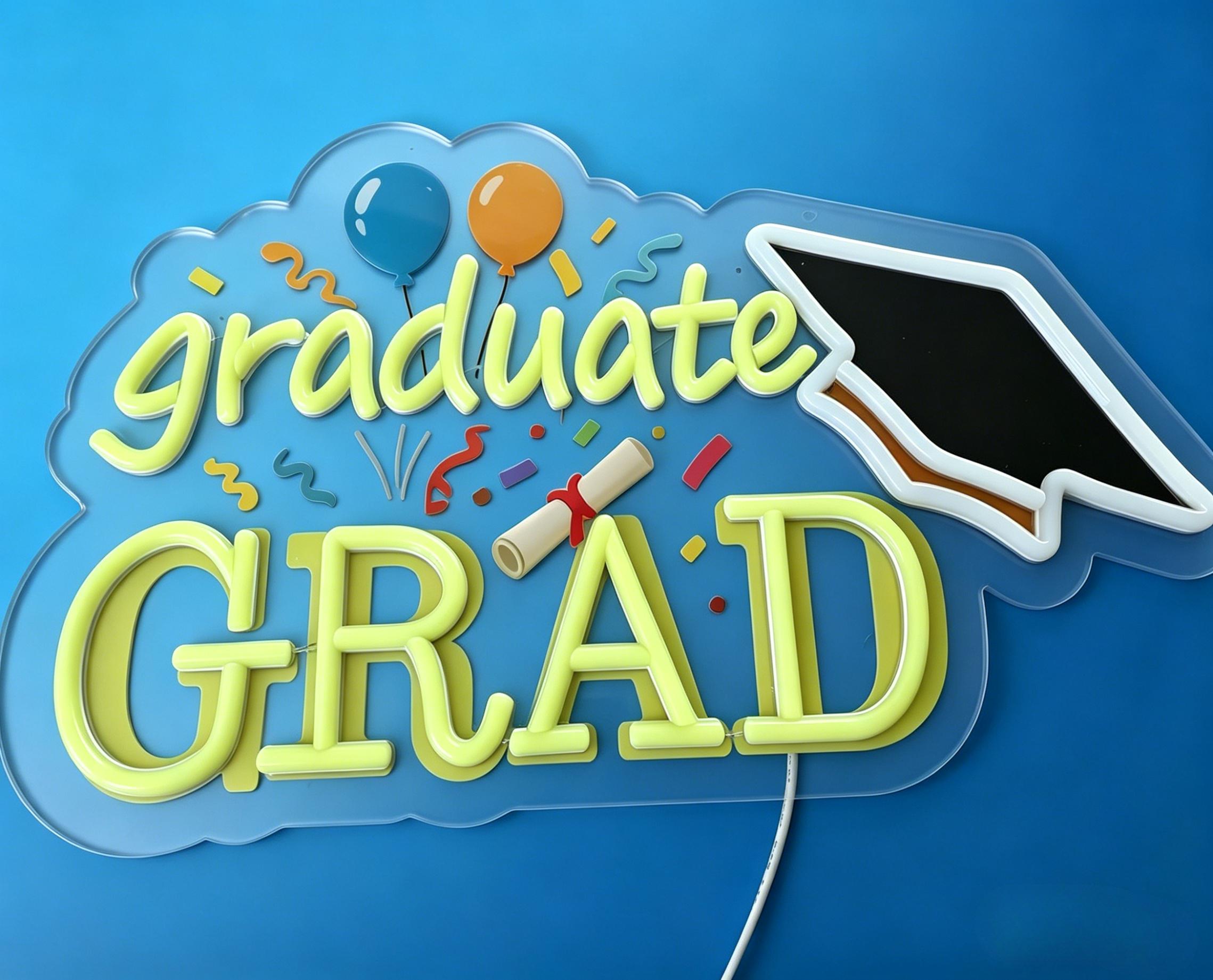 Letreiro de Néon Graduado com  - Neon Sign Party avaliação e preço