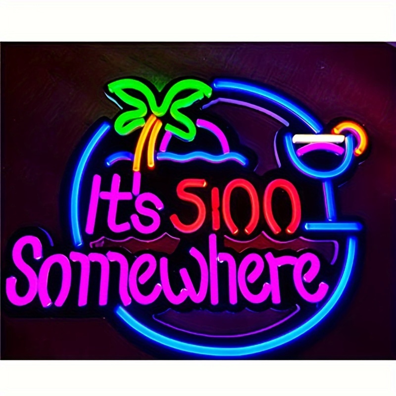 Luz Neon USB Regulável com Let - Neon Sign Party avaliação e preço