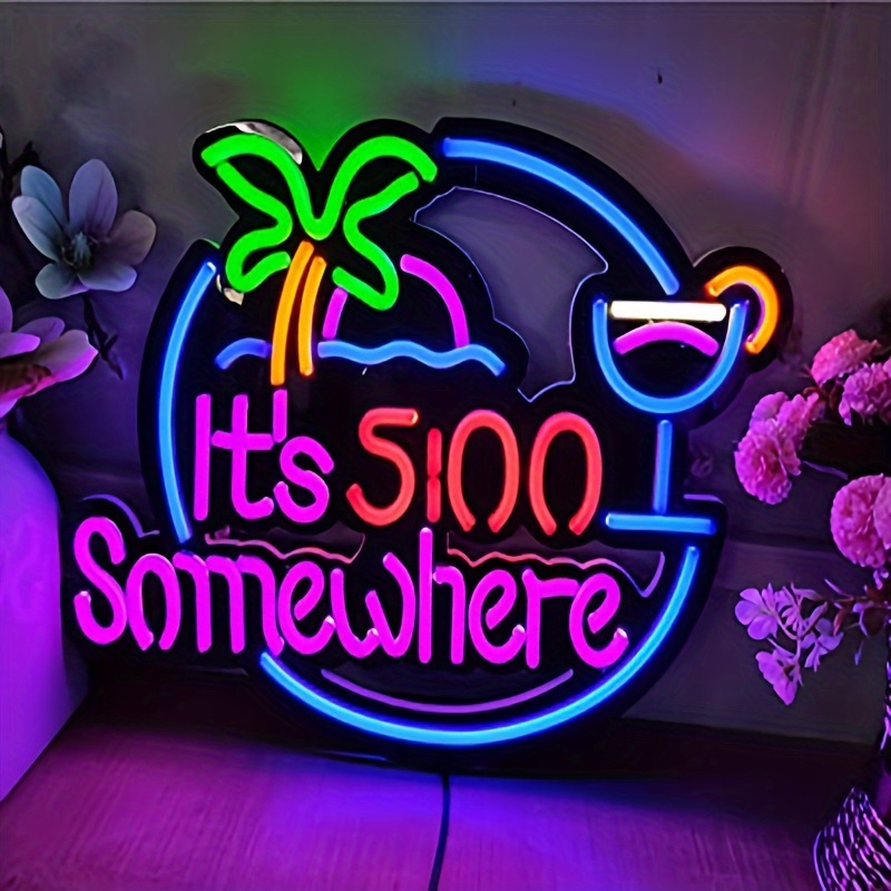 Luz Neon USB Regulável com Let - Neon Sign Party avaliação e preço