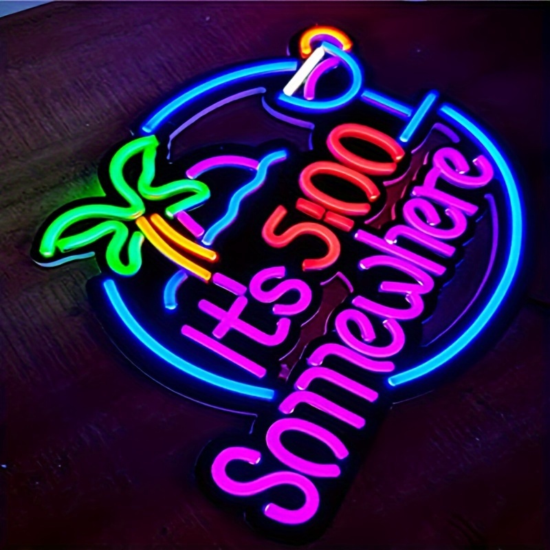 Luz Neon USB Regulável com Let - Neon Sign Party avaliação e preço