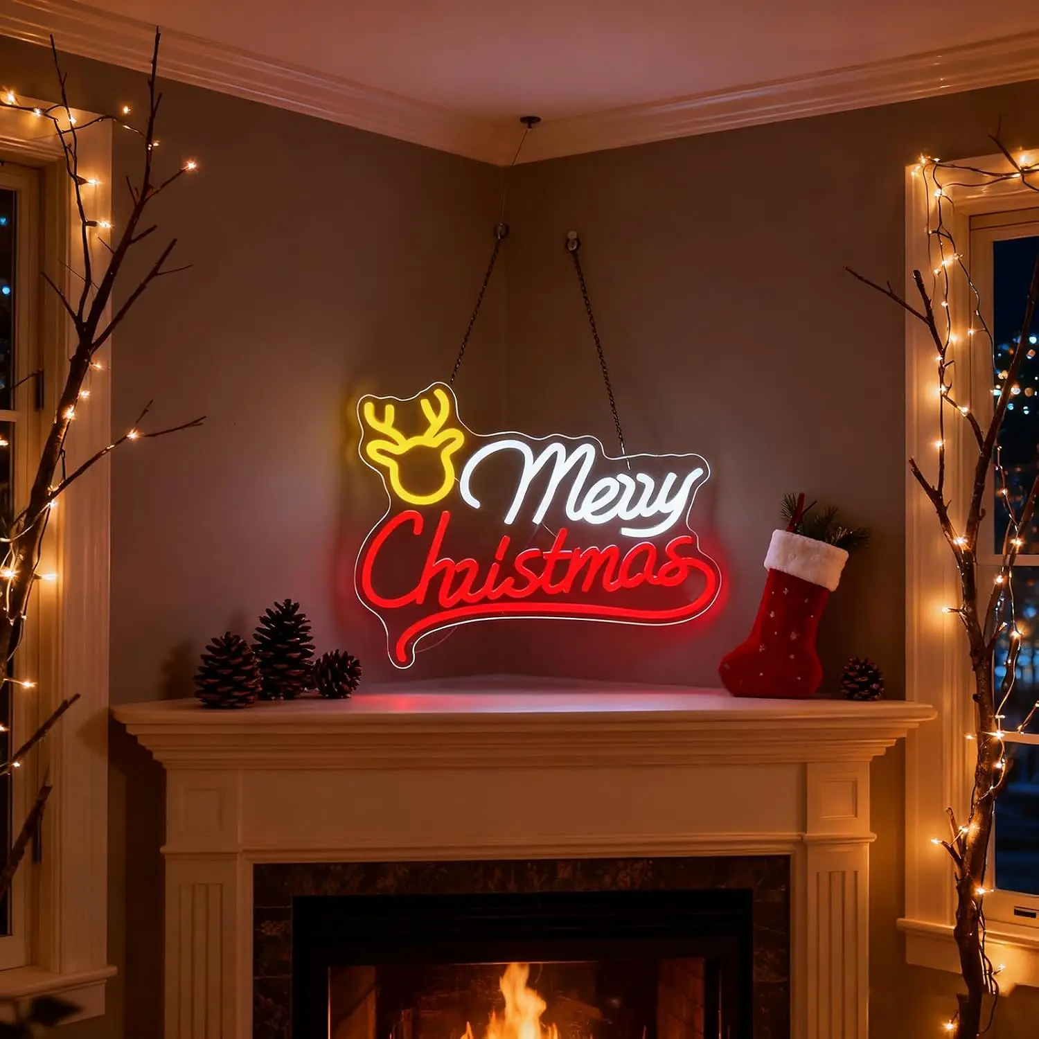 Feliz Natal, Letreiro Neon de  - Neon Sign Party avaliação e preço