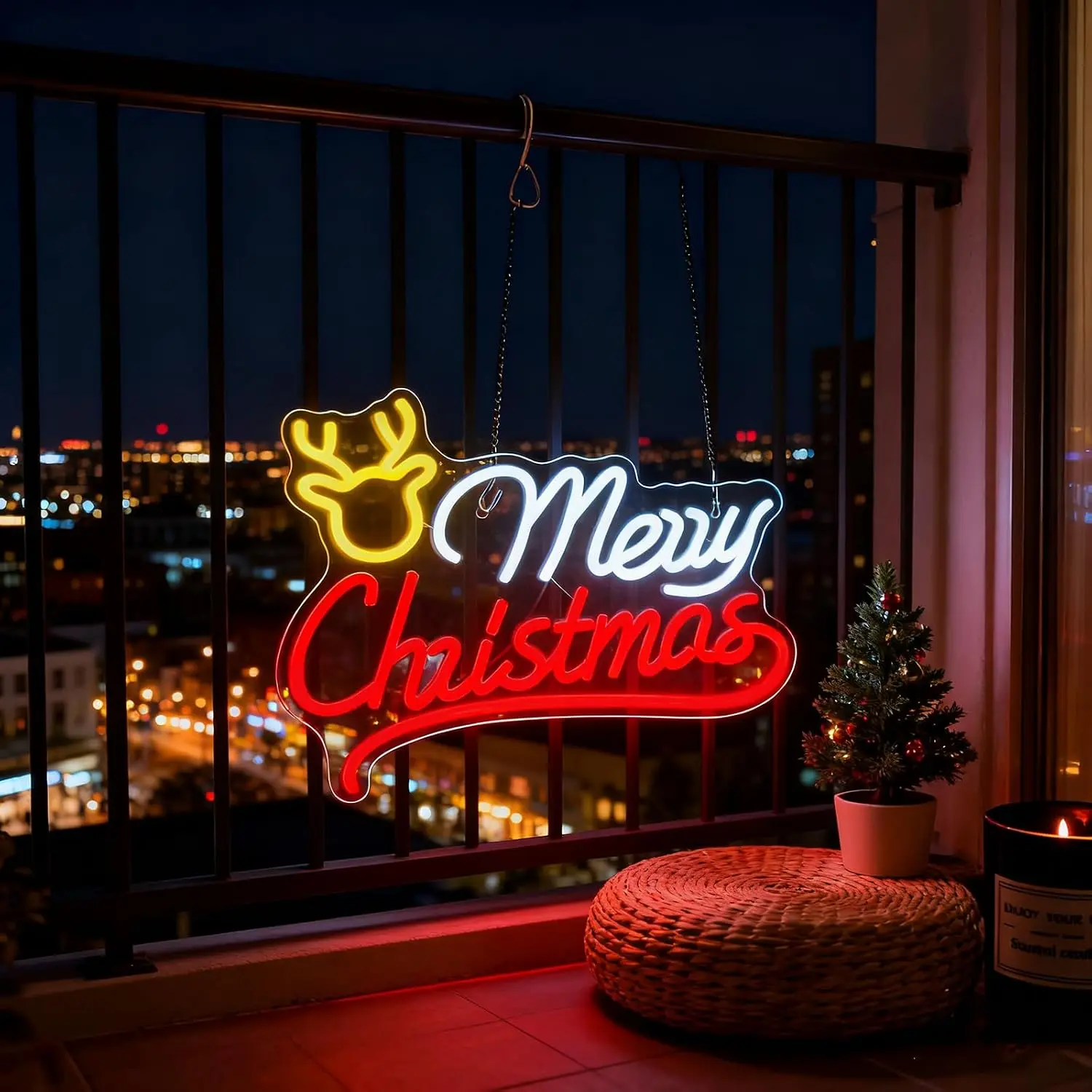 Feliz Natal, Letreiro Neon de  - Neon Sign Party avaliação e preço