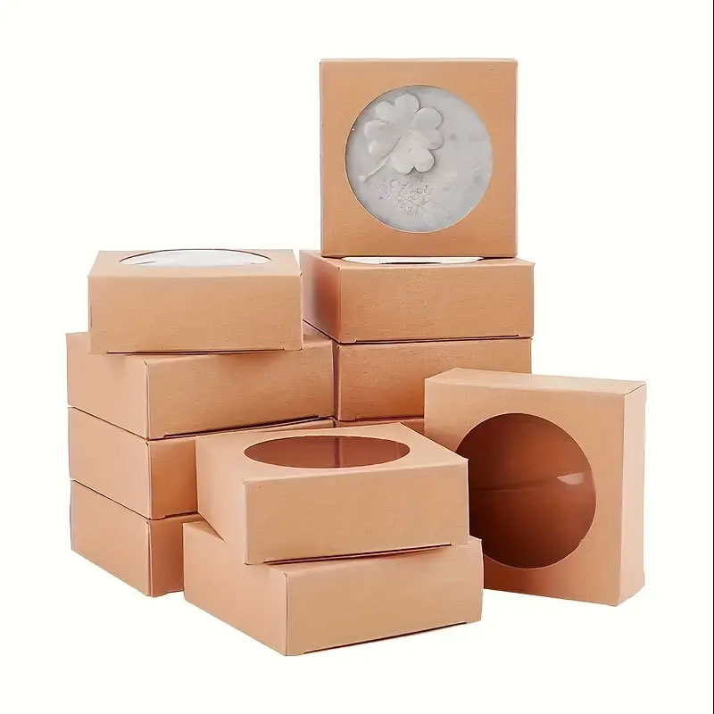 Caixa De Papel Kraft Com Janel - Event Party Box avaliação e preço