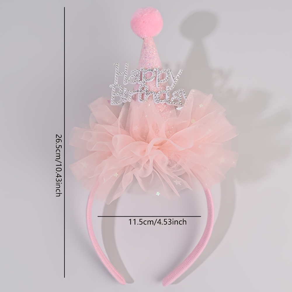 Tiara de cabelo com strass par - Party Hat Cone avaliação e preço